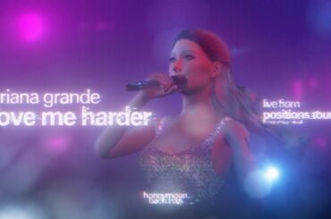 Ariana Grande - love me harder [POSITIONS TOUR Stage Visual]