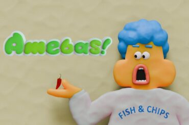 【公式】　アミーバス！ #１３「口の中が火事」　Amebas!　#１３　「Fire  in The Mouth」