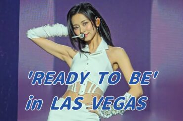 【TWICE TZUYU】'READY TO BE' in LAS VEGAS【5TH WORLD TOUR】