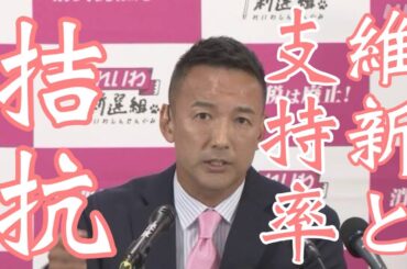 吉村洋文の人気が急墜❣️山本太郎・代表に負ける❣️