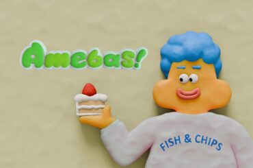 【公式】　アミーバス！ #４「誕生ケーキ」　Amebas!　#４「Birthday Cake」