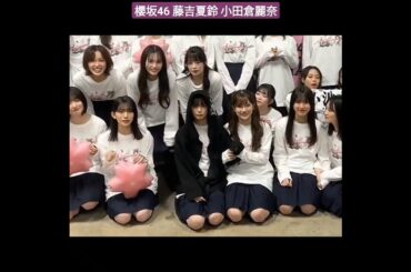 櫻坂46 藤吉夏鈴 小田倉麗奈 イチャつくかりんちゃんとれいなちゃん♪ ツアー 神奈川公演