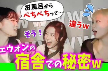 【LE SSERAFIM】宿舎の恥ずかしい姿をバラされるチェウォンｗｗｗ＆濃厚なユンジンのSmart【日本語字幕】