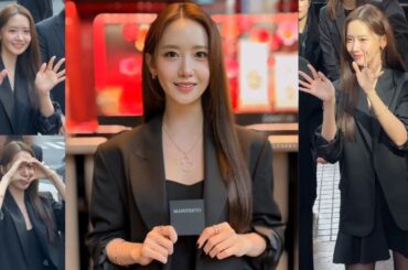 윤아 라이브 #윤아는 아름답고 귀엽고, 팬들의 눈에는 #윤아 완벽한 아름다움 💗