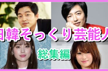 【3作品総集編】日韓そっくり！芸能人まとめ