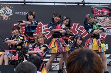 【小山最強ラーメン祭】『トッピング☆ガールズ２０２４』(仮面女子)『蒼井乃々愛さんお誕生日おめでとう』『新曲 ラーメン☆大革命初披露』2024/04/06小山御殿広場第１部カタクリ娘伝説とのコラボあり