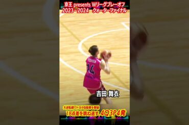 #Wリーグ#プレーオフ#シャンソンVマジック#佐藤 由璃果#吉田 舞衣#小池 遥#大逆転#クォーターファイナル#トヨタ自動車