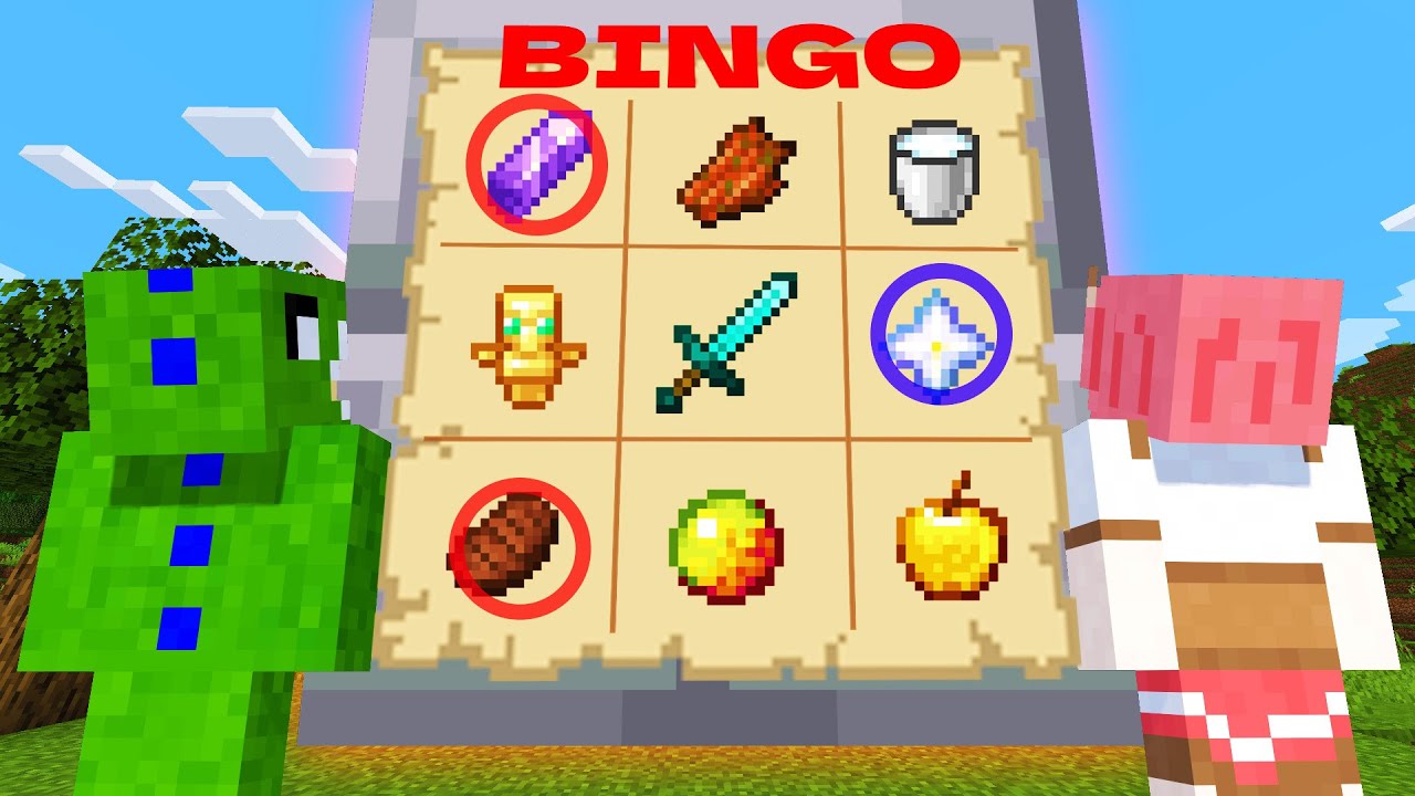 相手のビンゴカードを決めちゃえ!!バトルBINGO【マインクラフト】 相手のビンゴカードを決めちゃえ!!バトルBINGO【マインクラフト】