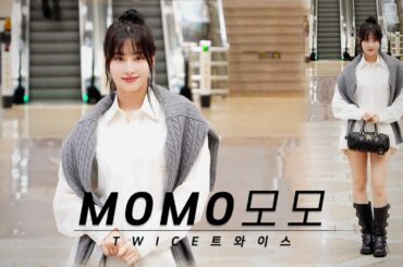 240405 TWICE(트와이스) 모모 MOMO 일본 스케쥴 출국 Departure for JAPAN 4K