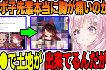 宝鐘マリンにVでハゲてたと言われて、本当に胸を痛めているのかロボ子さんに突撃取材してきた博衣こより【ホロライブ切り抜き】
