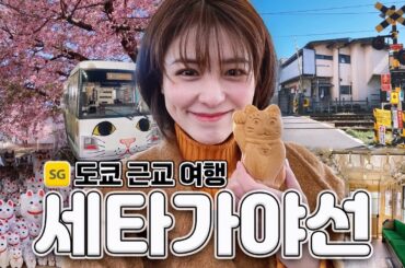 [SUB] 도쿄 근교 여행🚞 작은 행복을 담은 세타가야선 투어 | 행운 고양이 절, 고토쿠지, 쇼인진자마에, 산겐자야, 일본 여행코스