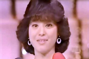 松田聖子 ウケを狙うコケ方😂 白いパラソル 田原俊彦