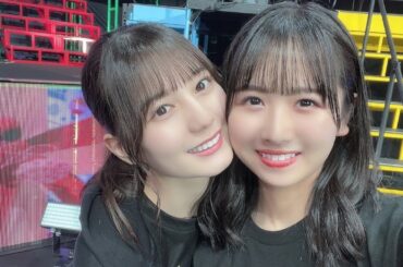 上村ひなのちゃんと小坂菜緒ちゃん