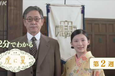 [虎に翼] 第2週 ダイジェスト だいたい2分でわかる【ネタバレ注意】| 朝ドラ | 連続テレビ小説 | NHK