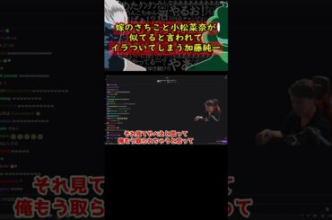 加藤純一、嫁のさっちゃんと小松菜奈が似てると言われ何故かイラつく