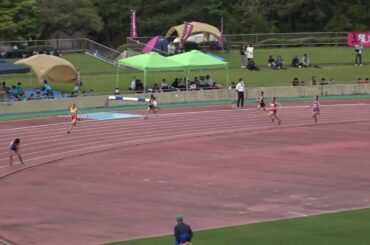 20240414155933宮崎県記録会一高中女4×100ｍＲ4組 宮崎西高51"61：内村 萌楓(3)・安藤 夢来(3)・日髙那生妃(3)・永井 理子(3)