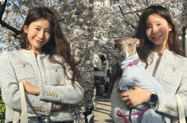 「笑顔も満開だね」「美人」小倉ゆうか、春色ジャケットに注目集まる