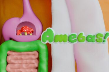 【公式】　アミーバス！ #９「空とぶキノコ」　Amebas!　#９「Flying Mushroom」