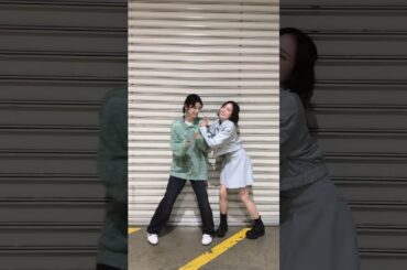 井上梨名 松田里奈 猫ミーム ！じゃれ合うふたりな♪ #sakurazaka46_TikTok