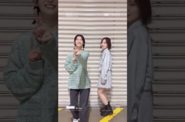 井上梨名 松田里奈 ふたりなで 猫ミーム 第2弾！#sakurazaka46_TikTok