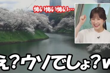 【松雪彩花】幕張のスタジオで空間を叩いただけで遠く離れたライブカメラを揺らす超能力者なお天気お姉さん