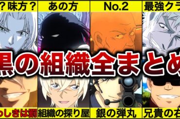 【総勢35名】黒の組織最新メンバーまとめ【名探偵コナン】【ゆっくり解説】