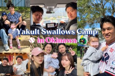 【ヤクルト沖縄キャンプ】🍍ベビちんと妹とじゃがブラとけけの応援に沖縄キャンプへ🌺【2024年】