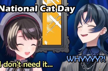 Subaru Having Fun With Ao-kun's Request For Japan's National Cat Days 【Hololive English Sub】