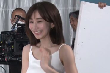 田中みな実出演／ニベア花王「ニベア クリアビューティー2WAY美容洗顔」新CM「洗い分け」篇 メイキング