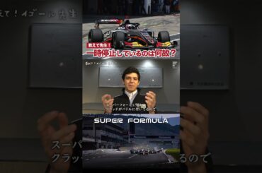 一時停止してるのはなぜ？声に出したいモタスポ用語! #モータースポーツ #SUPERFORMULA #ピットイン #スーパーフォーミュラ #レース #イゴールフラガ #igorfraga