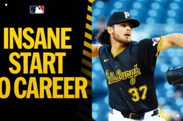 Jared Jones is off to an INCREDIBLE start! 7+ strikeouts in each of his first 5 career starts! 🏴‍☠️