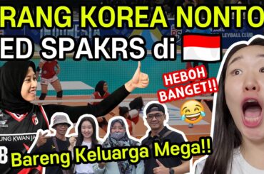 SPECIAL BANGET‼️NONTON BARENG KELUARGA MEGA😍 INDONESIA ALL STARS🇮🇩 VS. RED SPARKS🇰🇷