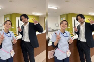 新着- 赤楚衛二&芳根京子、ダブルピースでほっこり笑顔「Re:リベンジ」可愛いが過ぎる海斗&陽月