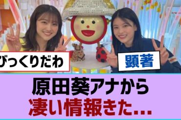 【櫻坂46】原田葵アナから凄い情報きた...【そこ曲がったら櫻坂・櫻坂46】