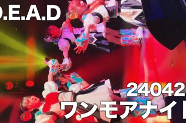 豆柴の大群都内某所 a.k.a. MONSTERIDOL「D.E.A.D」2024/04/28 MONSTER NiGHT ONE MORE NiGHT 豆柴の大群 ライブ【アイカ・ザ・スパイ】