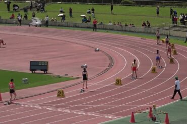 20240428101642宮崎県高校ジュニア女4×100ｍＲ決勝 宮崎北A48"41：木原万里花(3)・渡邉ひより(2)・久枝 里緒(3)・西村 英眞(2)