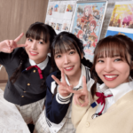 Hayashi Coco, Uchida Shuu, and Murakami Natsumi from the 4/23 Nijigasaki Stream