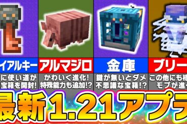 【マイクラ1.21】最新アプデが嬉しすぎる！？気になる謎が明らかになった衝撃のアプデ情報【まいくら・マインクラフト】