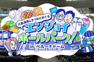 【野球観戦初心者・ビギナーさんようこそ】川島海荷さんときつねがベルーナドーム観戦の楽しみ方をご案内！【球場グルメ、ファンクラブ、キッズも大満足】