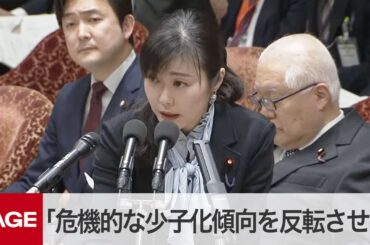 加藤こども担当相「危機的状況の少子化傾向を反転させる」　児童手当の所得制限撤廃で質疑　衆院子ども委（2024年4月11日）