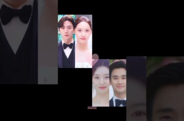 Kings and Queens Drama version | My Favorite Wedding Scene 🤍🖤 #kingtheland #queenoftearskdrama