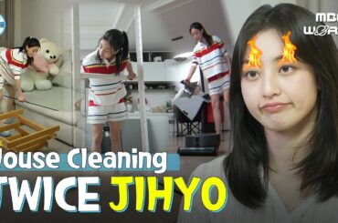 [ENG/JPN] JIHYO cleaning with products purchased through her algorithm #JIHYO #TWICE