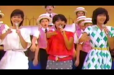 松田聖子　小泉今日子　早見優　めだかの兄妹　もしかしてぶっつけ本番???  ひとりだけ踊りが下手な聖子ちゃん