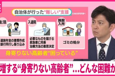 【急増する“身寄りない高齢者”】部屋の賃貸、ごみ処理…どんな困難が？　「納骨」まで公的に支援へ【#みんなのギモン】