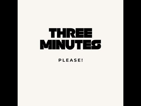 3分ぐらいはください 第八回「学園スリーミニッツマスター」 3分ぐらいはください 第八回「学園スリーミニッツマスター」