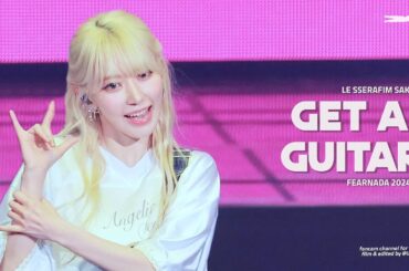 240511 르세라핌 사쿠라 'Get A Guitar' 직캠 LE SSERAFIM Sakura 4k Fancam @FAN MEETING 'FEARNADA' 2024 S/S