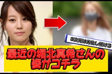 元人気女優の堀北真希さん、変わり果てた姿で発見される・・・【ネットの反応】