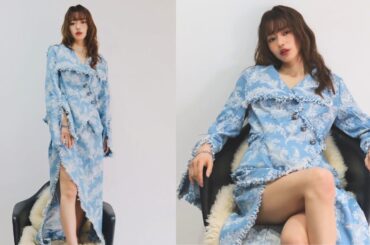 「めちゃくちゃCute&sexy」山本舞香、大胆にスリットの入ったスカートで美脚披露