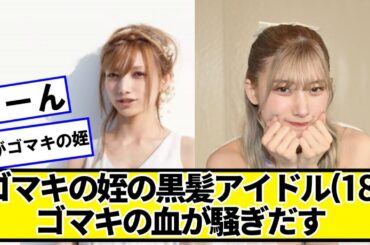 ゴマキの姪の黒髪アイドル(18)、ゴマキの血が騒ぎだす →【ネットの反応】#美女bra