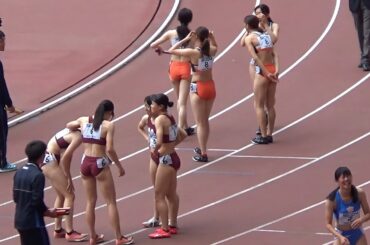 決勝 女子リレー 4x400m 関東インカレ陸上2024